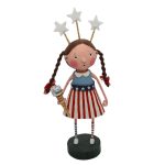 Lori Mitchell 15517 Stars,Stripes and Sprinkles Figurine 7.5"