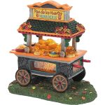 Department 56 6007787 Snow Village Halloween Day of The Dead Pastry Cart Lit Figurine 5.63"