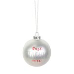 Our Name is Mud 6005112 Teacher Glitter Hanging Ornament 3.95"