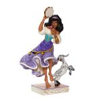 Disney Traditions by Jim Shore 6008071 Disney Traditions The Hunchback of Notre Dame Esmeralda and Djali Figurine 8.75"