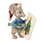 Jim Shore 6009137 Crayola Mouse Miniature Christmas Figurine 3.5"