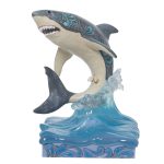 Jim Shore 6010942 Animal Planet Collection Great White Shark Figurine 5.75"