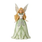 Jim Shore 6011626 Woodland Fairy in Leaf Skirt Figurine 6.5"