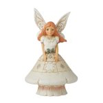 Jim Shore Woodland Fairy Mushroom Skirt Figurine, 6.75in H