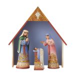 Jim Shore Heartwood Creek 6011684 Blessings from Bethlehem Nativity Set 9.05"