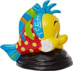Disney by Britto 6009053 The Little Mermaid Flounder Miniature Figurine, 2.36" - Image 3