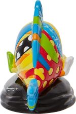 Disney by Britto 6009053 The Little Mermaid Flounder Miniature Figurine, 2.36" - Image 2