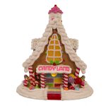 Kurt Adler CN9231 Lit Candyland Gingerbread House 11.5"