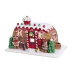 Kurt Adler D3596 6" Gingerbread Camper House Table Piece 6"