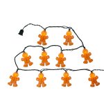 Kurt Adler UL1419 10 Gingerbread Men Light String Set