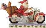 Jim Shore Heartwood Creek 6008883 Santa Riding Motorcycle Figurine, 5.51"H - Image 2