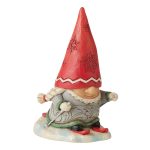 Jim Shore Heartwood Creek 6010844 Gnome with Braids Skiing Figurine 4.33 Inch
