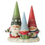 Jim Shore Heartwood Creek 6011157 Christmas Gnome Family Figurine 6.5"