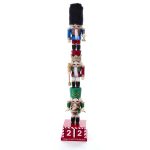 Kurt Adler C5920 Stacked Miniature Countdown Calendar Nutcracker 16"