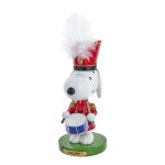 Kurt Adler PN6211L Peanuts© Snoopy the Drummer Nutcracker 10"