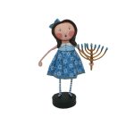 Lori Mitchell 14471 Nora's Menorah Figurine 7"