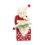 Snowbabies Classics Christmas Memories 6008630 Checking Santa's List Figurine 4.72"