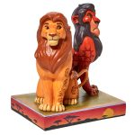 Jim Shore Disney Traditions 6010093 The Lion King Simba and Scar Figurine 6.5"
