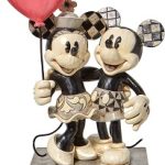 Jim Shore Disney Traditions 6010106 Mickey and Minnie Mouse Heart Figurine 7.25"