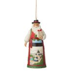Jim Shore Heartwood Creek 6011686 Christmas Around The World Baltic Santa Ornament 4.5"