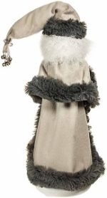 Kurt Adler HA0618 Hollywood White and Gray Santa Nutcracker 18" - Image 2