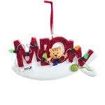 Kurt Adler A1977 Meow Cat Christmas Tree Ornament 2.25" H