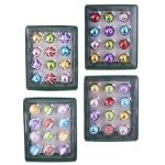 Kurt Adler GG0921  25Mm Bright Multi Deco Balls 12Per Box 4 Assorted Boxes 48 Total Ornaments