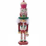 Kurt Adler HA0307 Hollywood Cupcake and Sweets Nutcracker 18"