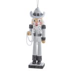 Kurt Adler HA0598 Hollywood™ Rhinestone Cowboy Nutcracker Ornament 6"