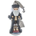 Kurt Adler HA0618 Hollywood White and Gray Santa Nutcracker 18"