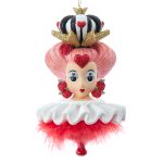Kurt Adler HAT0005 Hollywood Hats Queen of Hearts Ornament 6.25"