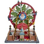 Kurt Adler JEL1322 Lighted Musical Christmas Ferris Wheel with Motion 13"