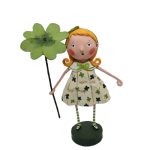 Lori Mitchell 15505 Cailin O'Clover Irish Figurine 6.5"
