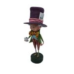 Lori Mitchell 11128 The Mad Hatter Figurine From Alice in Wonderland 7.5"