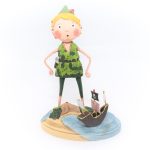 Lori Mitchell 15512 Peter Pan Storybook Figurine 7.5"