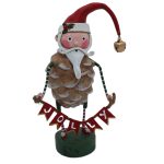 Lori Mitchell 15531 Jolly Jingle Santa Figurine 6.75"