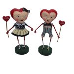 Lori Mitchell 20365 Sweethearts Set of 2 Figurine's 5.5"