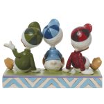 Jim Shore Disney Traditions 6011933 Huey Dewey and Louie Sitting Figurine 6.5" - Image 2