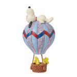 Jim Shore Peanuts 6011960 Snoopy Laying on Hot Air Balloon Figurine 7" - Image 2