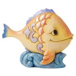 Jim Shore Heartwood Creek 6012425 Mini Fish Figurine 3.5"