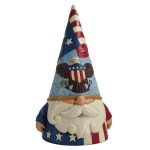 Jim Shore Heartwood Creek 6012433 Patriotic Gnome Figurine 11"