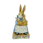 Jim Shore 6012488 Mrs. Rabbit in Rocking Chair with Bunnies Figurine 5.35"