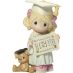 Precious Moments 173014 I Did It!, Girl Graduation Figurine 4.5"