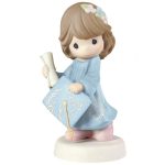 Precious Moments 183007E The Future Belongs To You Brunette Graduation Figurine 5.75"