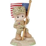 Precious Moments 232017 Thank You For Being My Hero Military Girl Figurine 6.5"