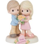 Precious Moments 232028 Our Love Will Bloom Forever Anniversary Figurine 5.25"