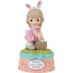 Precious Moments 232107 Wishing You A Hoppy Easter Musical Figurine 6"