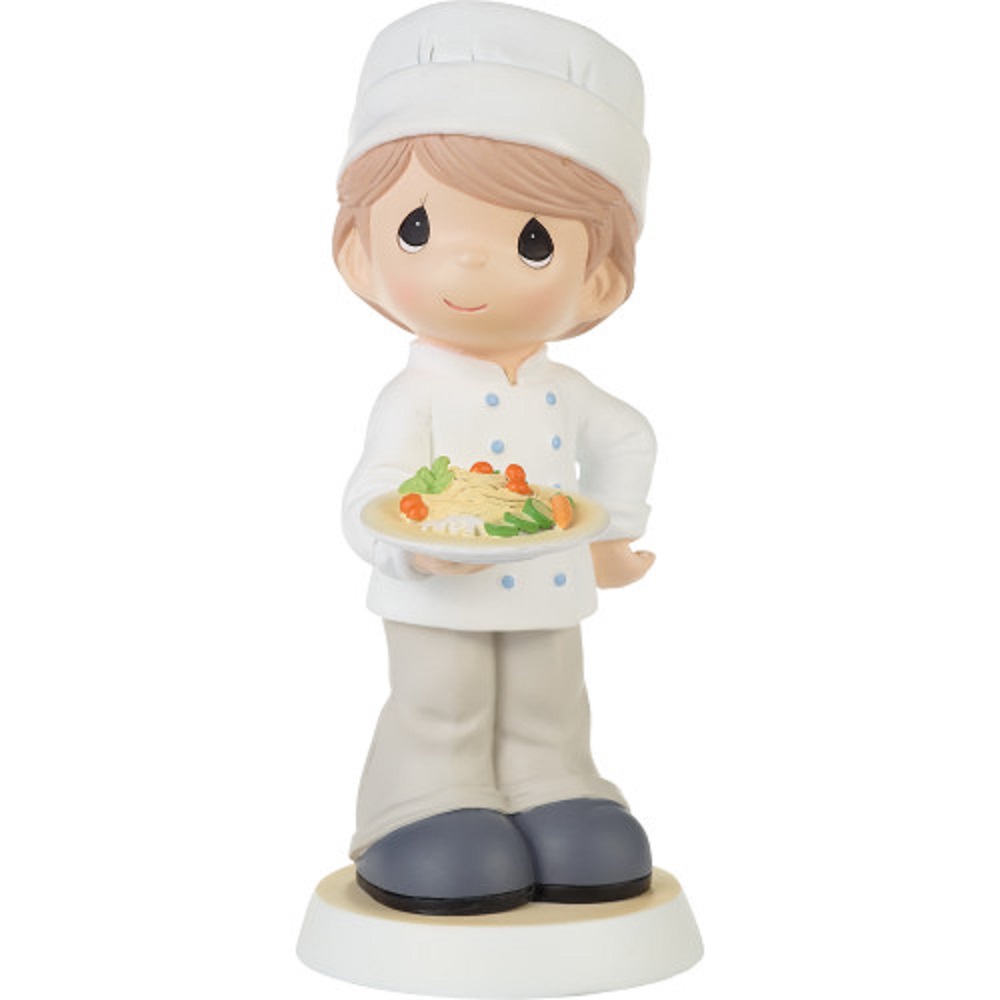 232407 Precious Moments 232407 Bon Appétit Chef Figurine 6" - Image 1