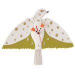 Allen Designs 6015359 Peaceful Rising White Bird Pendulum Wall Clock 7.48"