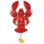 Allen Designs 6015368 DaPinci Lobster Pendulum Wall Clock 12.28"